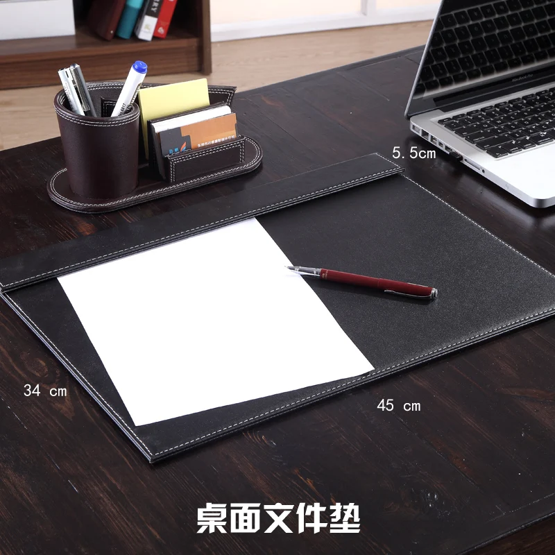 PU Leather desktop mat Large writing pad high quality keyboard pad
