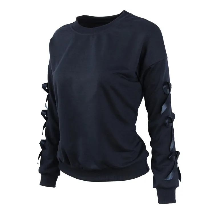 TKOH Women's New Fashion Spring Autumn Casual Loose Solid
