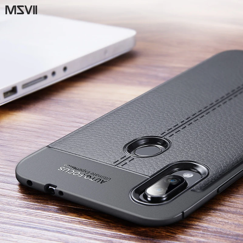 Msvii Mobile Phone Case For Xiaomi Redmi Note 7 Silicone Pro Leather Screen Protector |