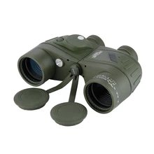 Waterproof 10×50 Marine Hunting Outdoor Binoculars Built-in Rangefinder Compass