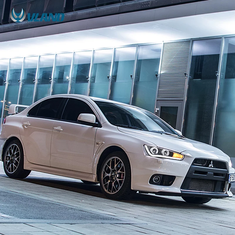 Vland автомобильный Стайлинг для Lancer EVO X 2008 UP автомобилей головной светильник