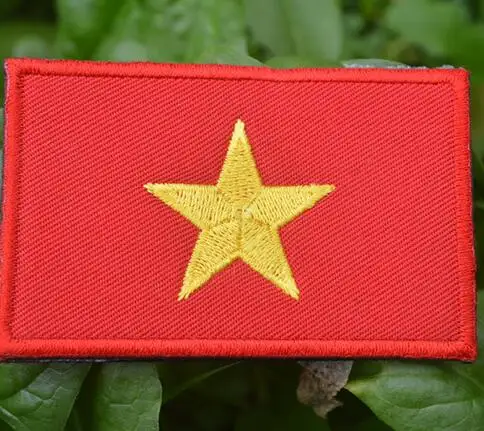 Азиатский флаг страны 3D вышивка значок нарукавная повязка Корея Китай Саудовская Аравия тканевая этикетка 8*5 см Открытый рюкзак для одежды Personalit - Цвет: H