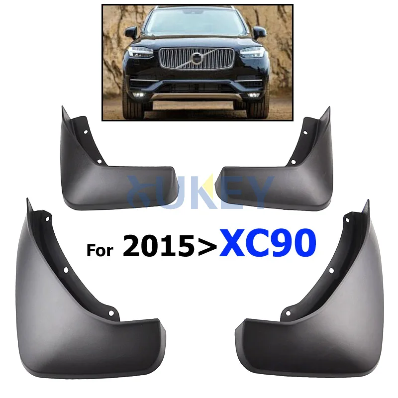 

OEM Fitment Front Rear Molded Car Mud Flaps For VOLVO XC90 2015 2016 2017 2018 Mudflaps Splash Guards Mud Flap Mudguards Fender