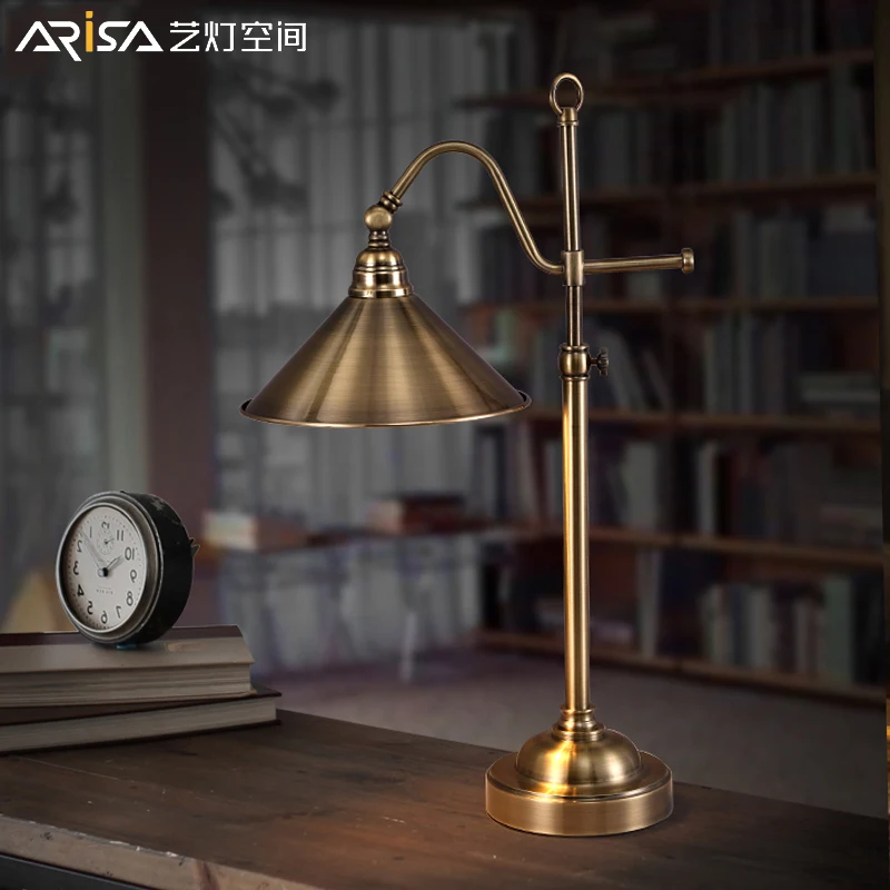 

LED Nordic Desk lamps modern lighting bedroom Iron retro Fixtures bedside study lights Novelty table lamps
