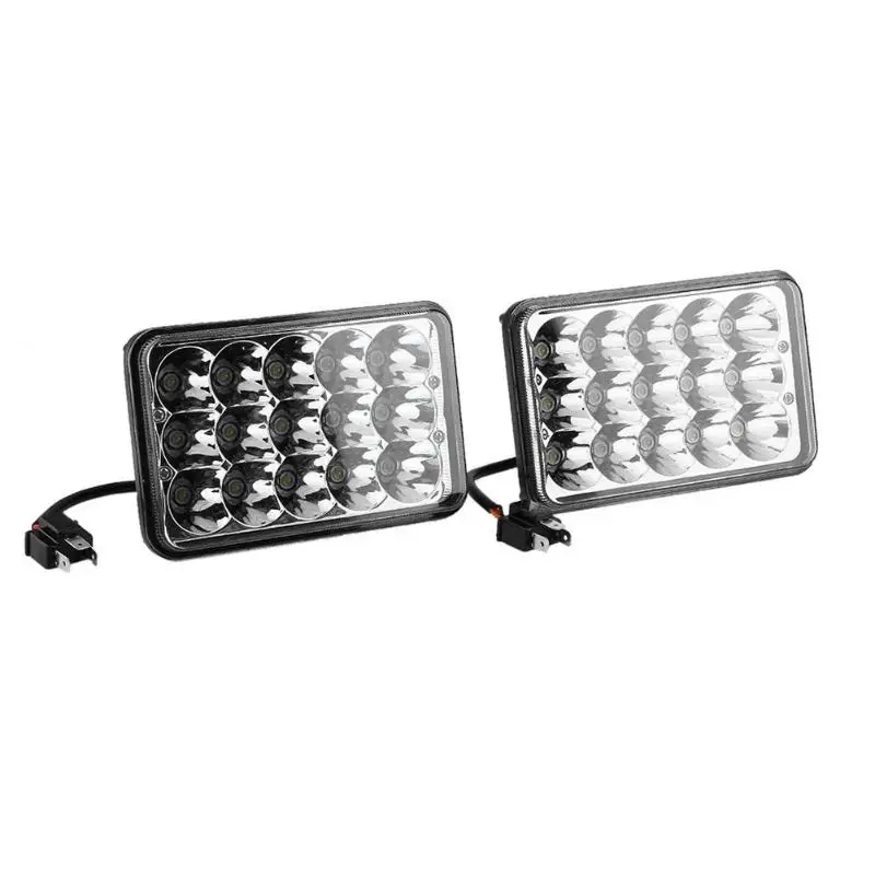 1 Pair 5inch 45W LED Work Lights Floodlights for Off road Truck Trailer