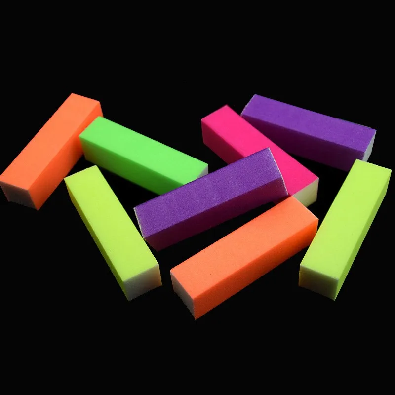 

Nail Art Buffing Block Nail File 50pcs Mix Color Sponge Nail Buffer Sanding Polishing Lima Pedicure Manicure Tools Nails Files