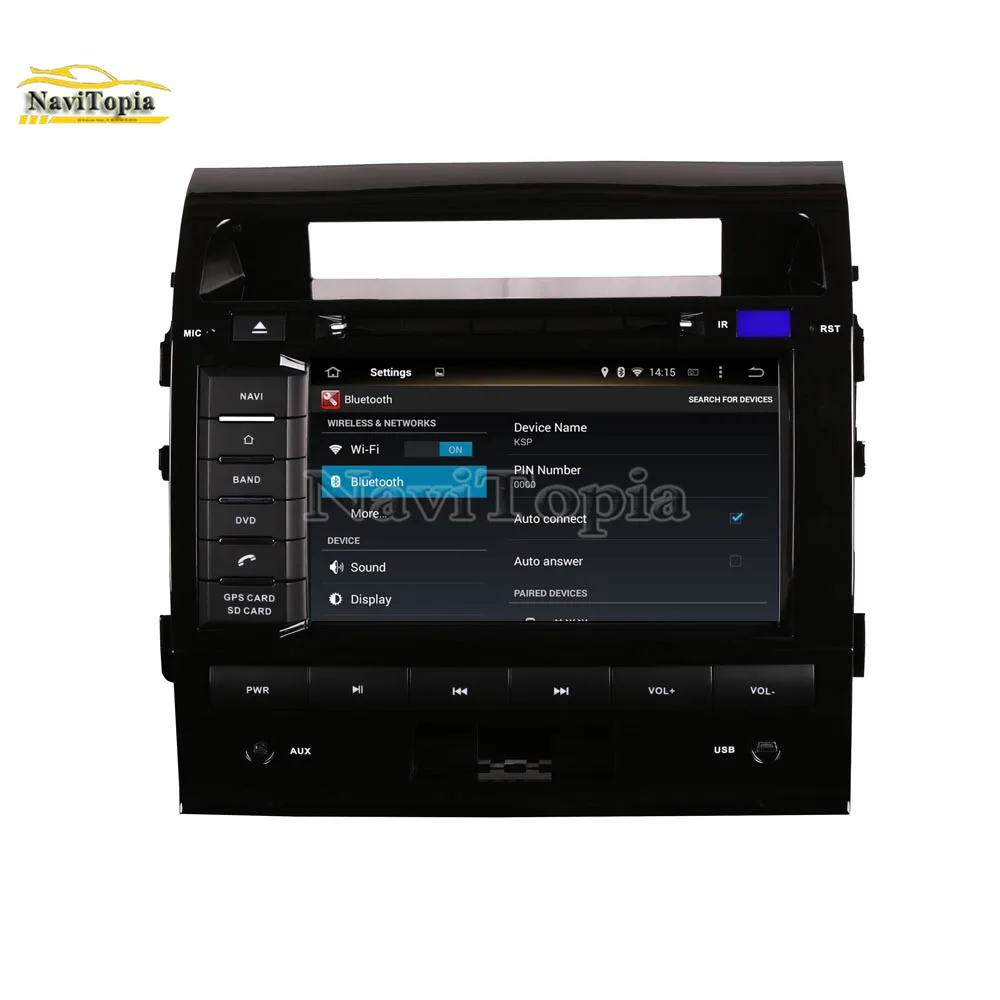 Sale NAVITOPIA 4G RAM 64G ROM PX6 Six Core Android 9.0 Car DVD Player GPS Navigation for Toyota Land Cruiser LC200 2004 2005 2006- 13