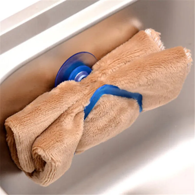 

HOT Kitchen Tools Gadget Decor Convenient Sponge Holder Suction Cup Sink