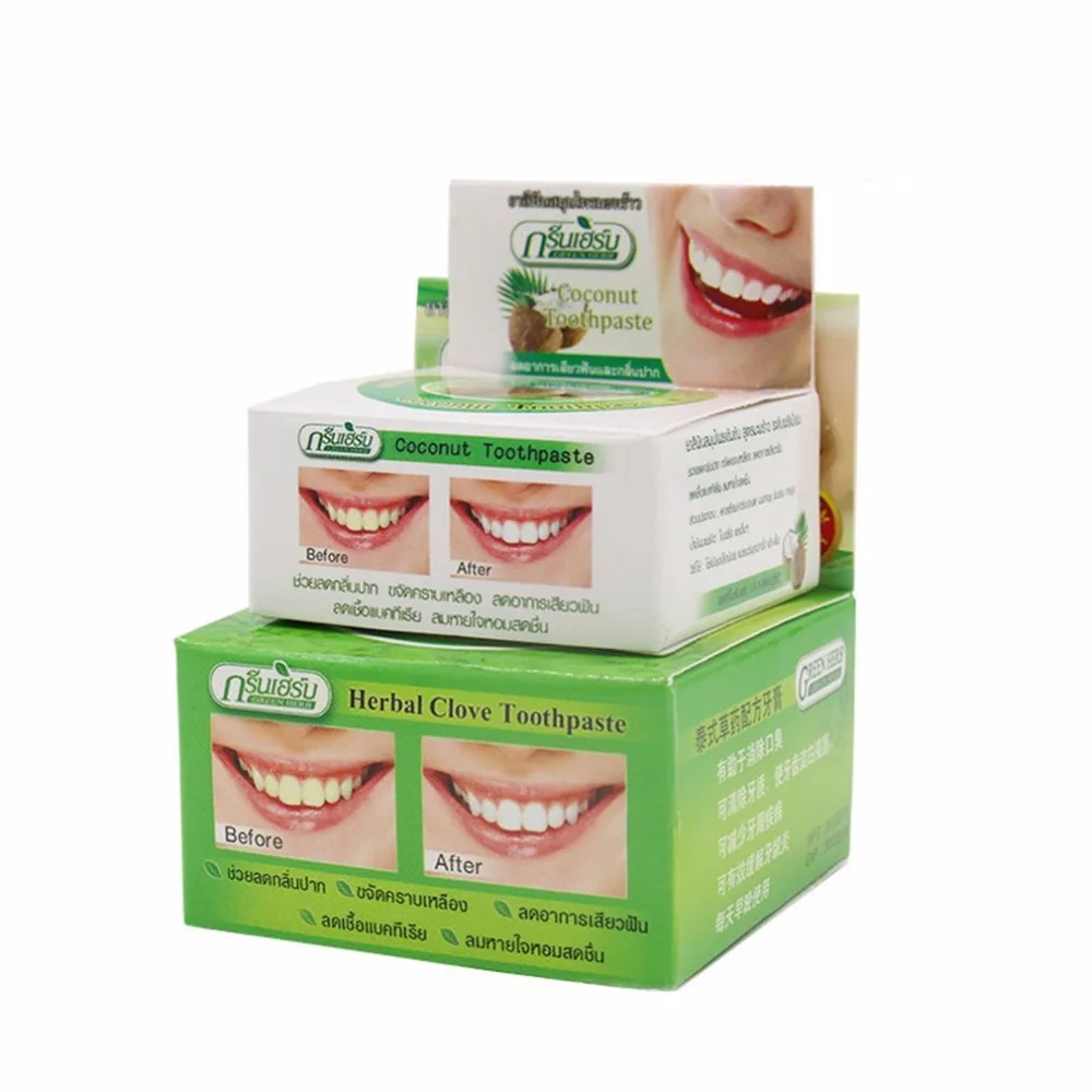 1 PCS Teeth Whitening Tooth Powder Herbal Toothpaste Dentifrice Green