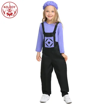 

2019 New Kids Evil Poisoning Cartoon Cosplay Girls Halloween Jumpsuit Crazy Funny Children Costumes