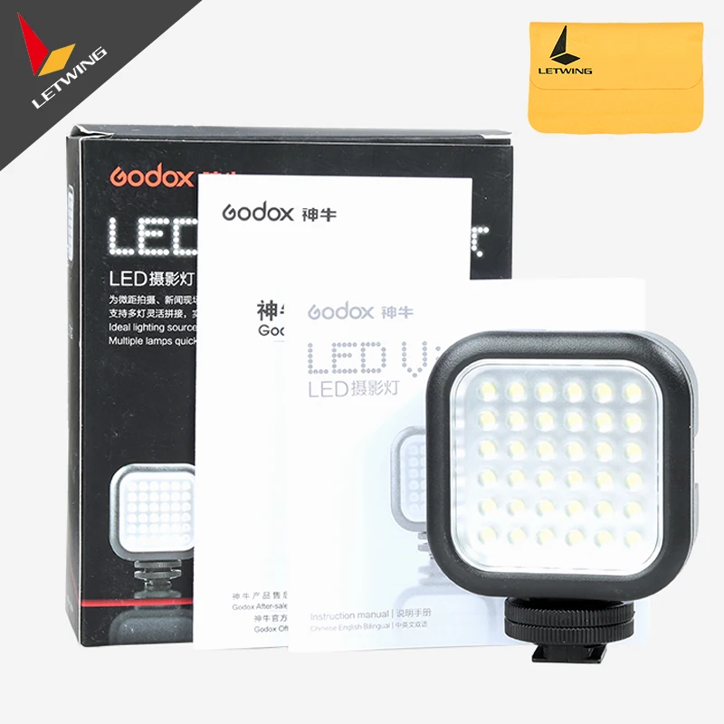 

Godox LED 36 Video Lamp LED 36 Lights For Nikon Canon Sony Digital Camera Camcorder Mini DV Free Shipping