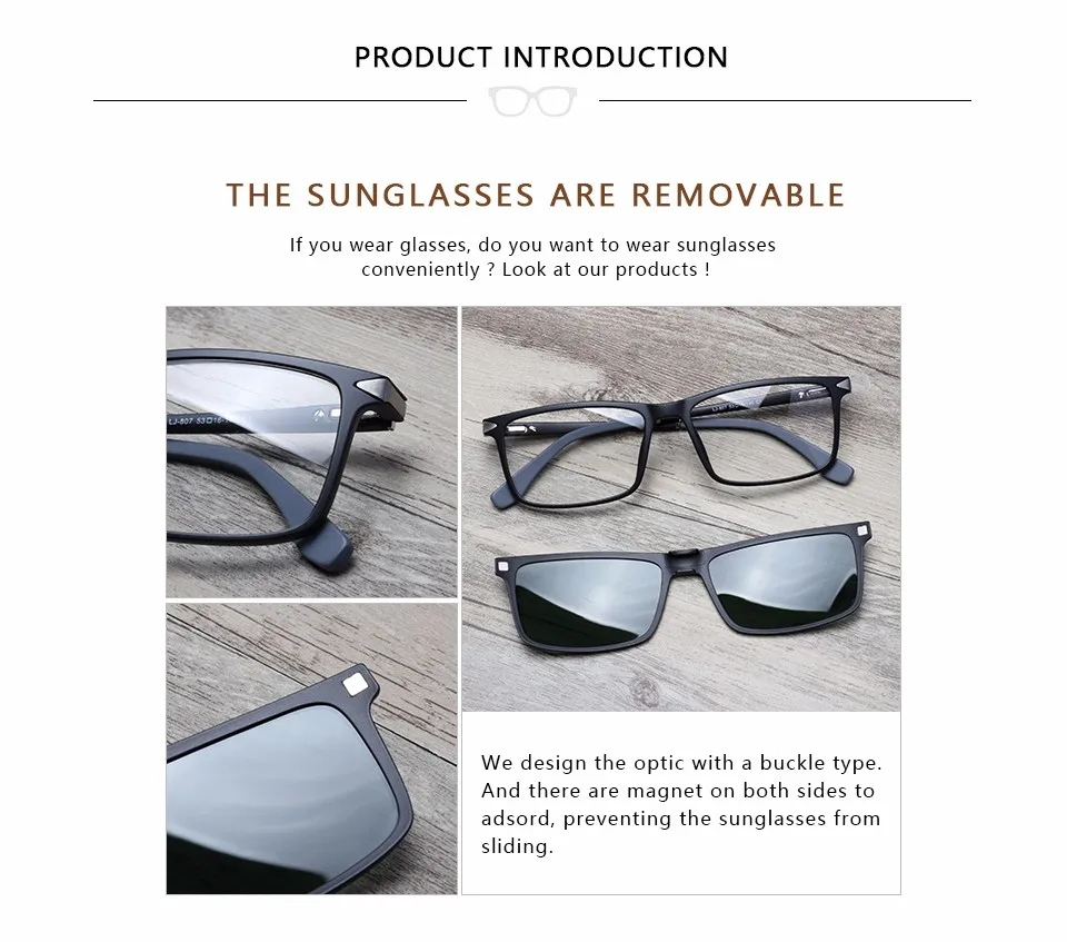 Мужчины TR90 двойного назначения UV400 Солнцезащитные очки ночного вождения бренд зеркало TR90 очки# LJ-807