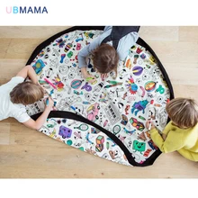 140*140 см детская игрушечная сумка для путешествий коврик для пикника оригинальная креативная водонепроницаемая сумка Карманный Детский коврик для ползания детские игровые коврики коврик для пикника