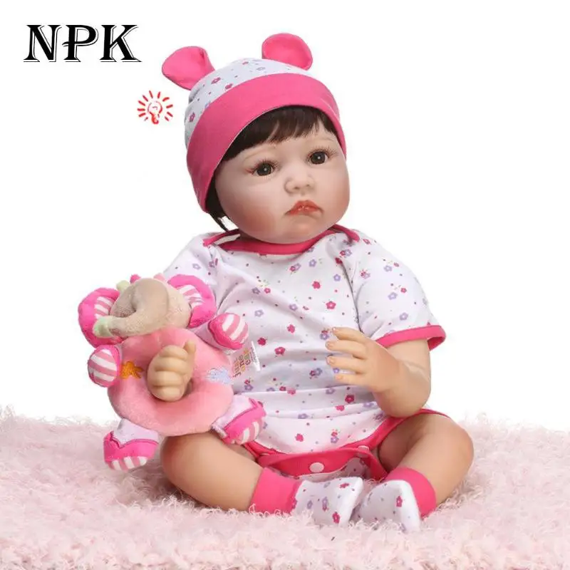 Модные Силиконовые Моделирование Reborn Baby Doll детский приятель подарок мягкие игрушки