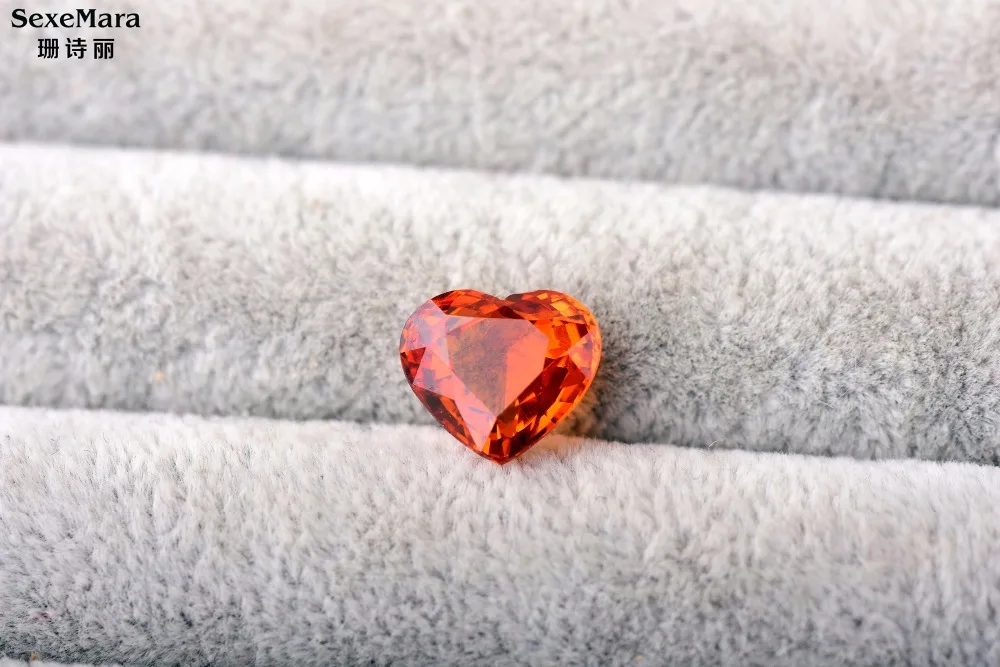 

Jewelry Natural Spessartite 5.54ct Garnet Orange Garnet ring surface Perfect scintillation ring surface