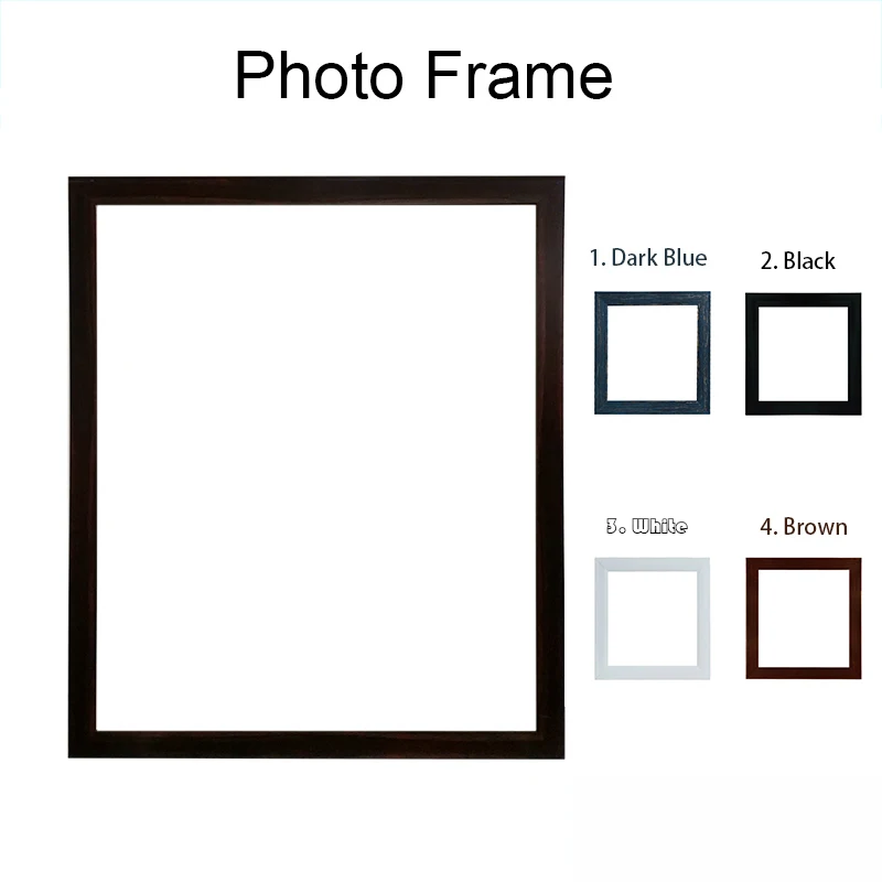 

Yikela New Arrival PVC Foam Picture Frame Wall Mounted Hanging Photo Frame Home Decor DIY Craft Decoration Wall Decals Frame