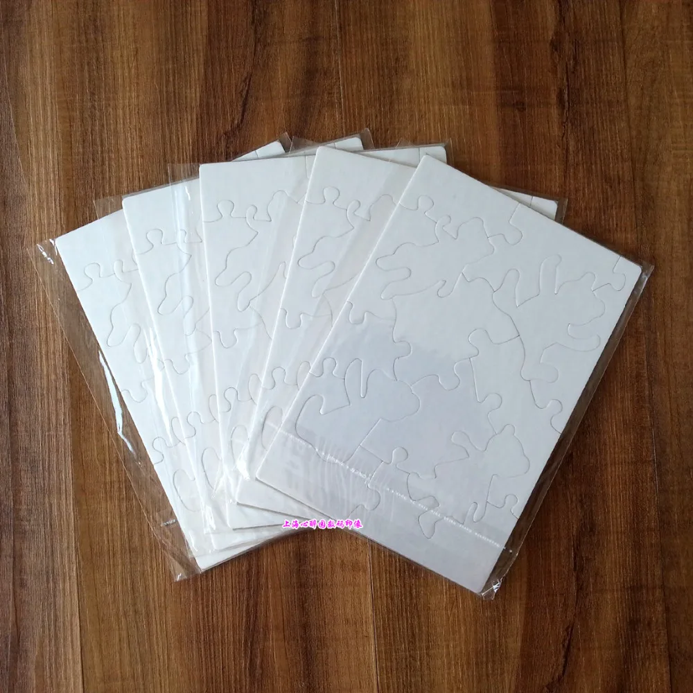 

Free Ship A5 Bear Style Sublimation Blank Puzzle 10 pcs/lot DIY Sublimation Blanks Puzzle for Photo Print Heat Transfer Puzzle
