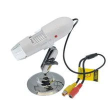 400X цифровой микроскоп ТВ/AV интерфейс 8 светодиодный эндоскоп камера увеличитель HD электронный микроскоп Ручной микроскоп с подключением к ТВ