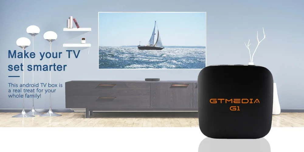 GTMEDIA G2 Android 7,1 Smart Tv Box медиаплеер Amlogic S905W 2GBRAM+ 16GBROM пульт дистанционного управления 4K HD H.265WIFI 2,4G телеприставки