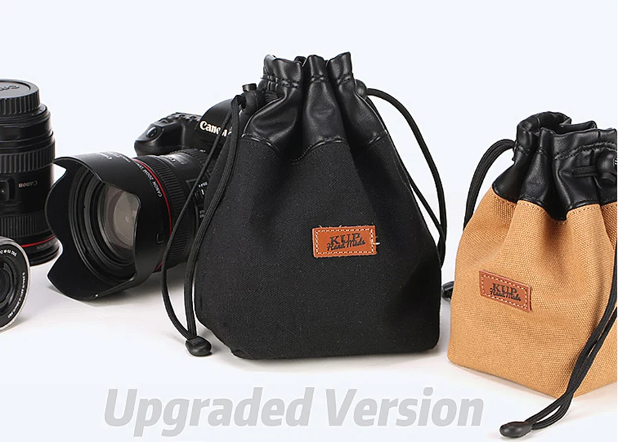 Холст Камера протектор Дело Мягкая сумка для Canon Nikon sony Fuji DSLR и беззеркальных Камера 80D M6 D7200 A6300 A7III X-T2 GH5
