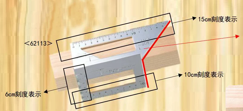 Высококачественный деревянный инструмент японский алюминиевый сплав или пластик деревообрабатывающий Многофункциональный квадратный 45 градусов 90 градусов измерительная линейка