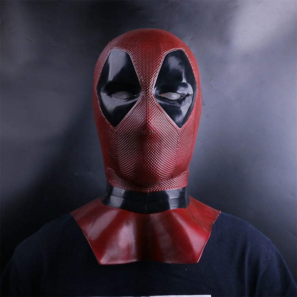 Дэдпул 2 маски Косплэй костюм реквизит супергероя фильм анфас Хэллоуин маска