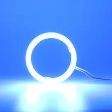 

Mling Big light circle car headlight sound modification cob angel eye aperture angel eye fog light ice blue light