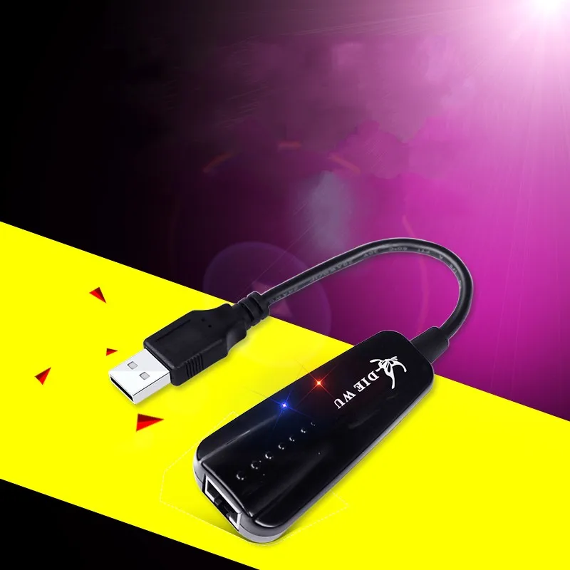 USB 2.0 к LAN 100 Mbps Ethernet RJ45 сетевой адаптер для Mac OS Windows7/8/10/XP