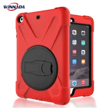 Чехол для iPad mini 1 2 3 ручной ударопрочный чехол с ручкой и подставкой для ipad mini чехол(China)