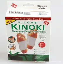 Очищая детоксикации подушечки лап / Kinoki детокс патчи с розничной коробке и клей для похудения ( 5 = 50 шт. колодки 50 шт. )