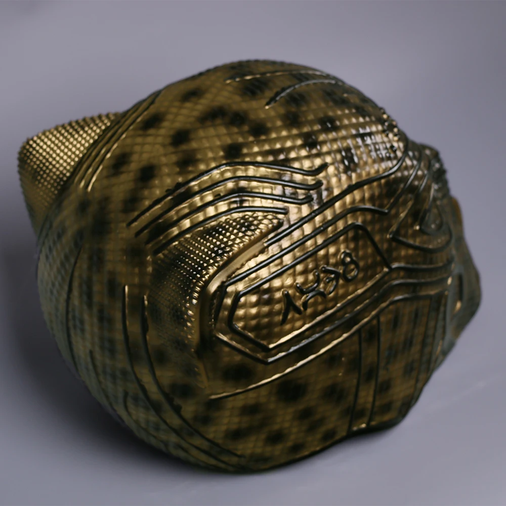 2018 Black Panther Helmet Infinity War Gold Black Panther Superhero Helmet Props (7)