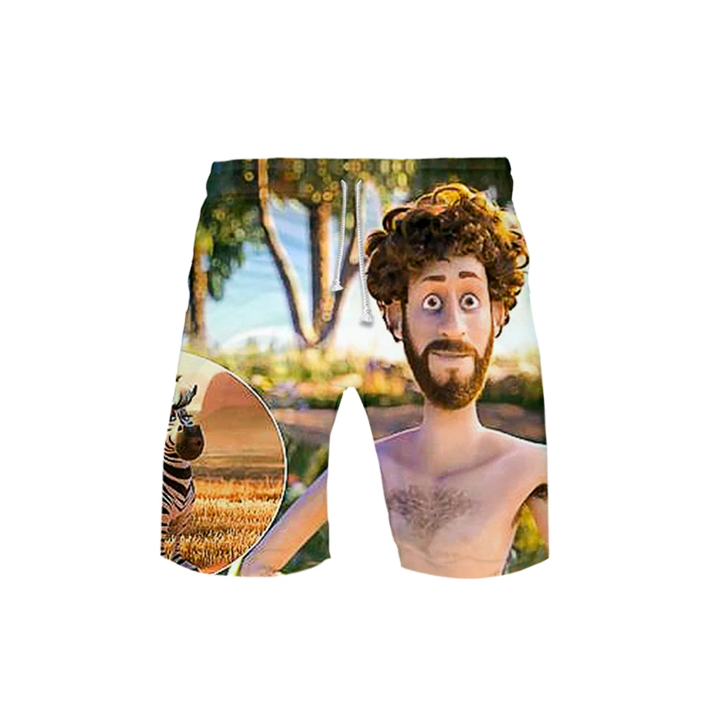 Мужские 3D шорты LIL DICKY earth 3 DBoard летние новые быстросохнущие пляжные шорты мужские хип-хоп шорты пляжная одежда