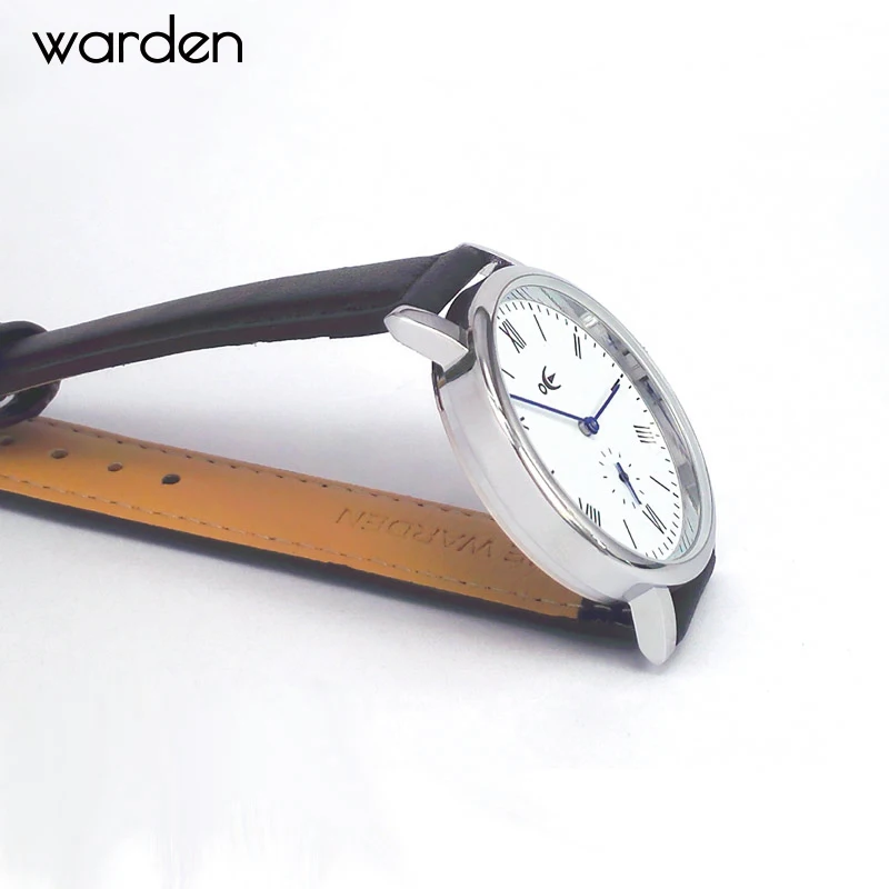 

Men's Quartz Watch Minimalist Style Watches Leather Watch Chains Waterproof Design Metal Circular Dial Independent Second Hand