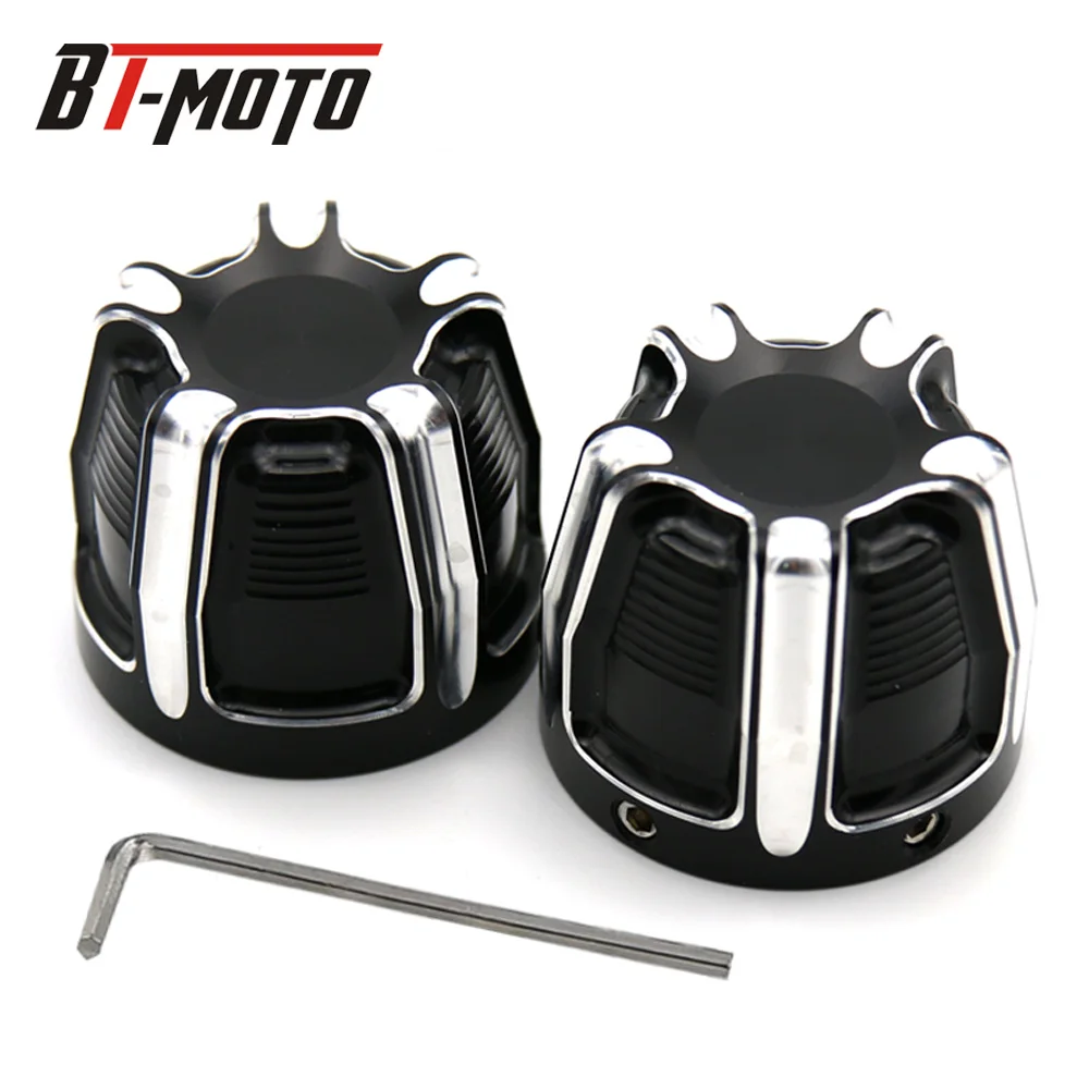 CNC передняя ось гайка крышки анодированный колпачок для Harley VRSC 02 11 XG 500/750 15 17 Dyna