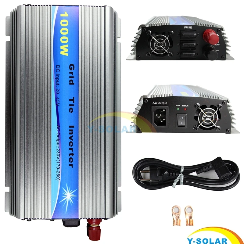 

MPPT Function 1000W 30V/36V Grid Tie Inverter Pure Sine Wave 230V Output 60 72 CELLS Panel Input on Grid Tie Inverter