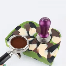2018 Camouflage Silicone Coffee Tamper Mat Barista Espresso Coffee Maker Grinder Home Handmade DIY Kitchen Tools For Coffee Shop