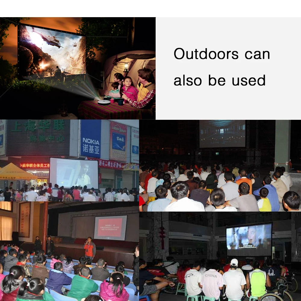 BYINTEK 120inch 150inch Matt white PVC Soft Foldable HD 1080P Home Theater Projection Projector Video Screen 16:9 with holes BYINTEK 120inch 150inch Matt white PVC Soft Foldable HD 1080P Home Theater Projection Projector Video Screen 16:9 with holes