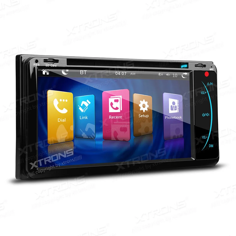 Perfect 6.95" 2 Din Car DVD Fit For Toyota RAV4 Celica Corolla Vios Vitz Hilux Terios Prado HD Video Touch Screen Audio GPS Radio Stereo 2