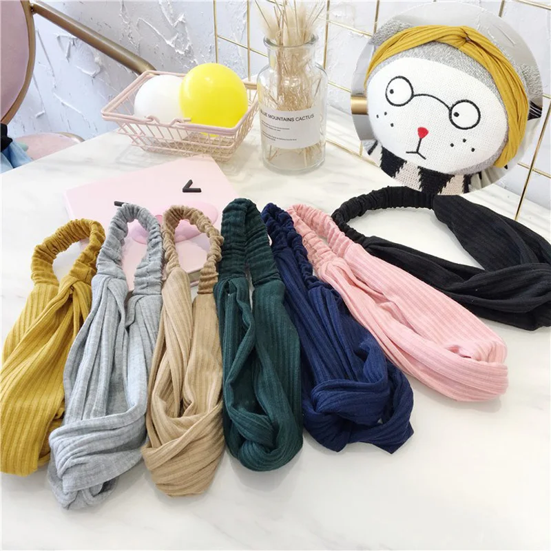 

NEW Elastic Women Headband Knitted Fashion Headdress Crochet Twist Bands Bow Turban Head Wrap Bandage Head wear Hair Ornaments