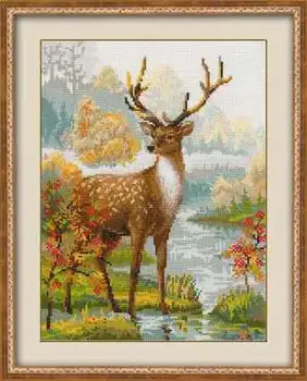 

Needlework,DIY Cross Stitch,Sets For Embroidery kits,11CT&14CT&16CT&18CT,deer