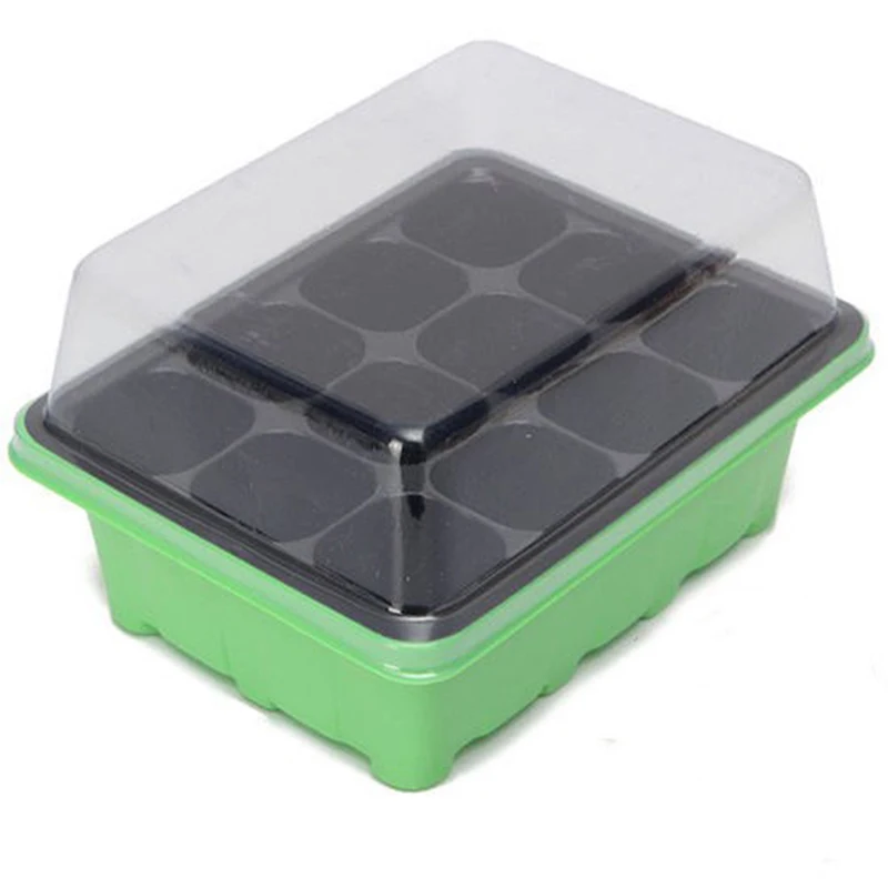 

3pcs/set 12 Hole Plant Seed Grow Box Insert Propagation Nursery Seedling Start Tray Case