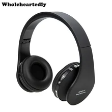Folding HiFi Deep Bass Earphone Wired / Wireless Stereo Bluetooth Headphone Over-Ear Noise Cancelling Headset With Mic Fashion