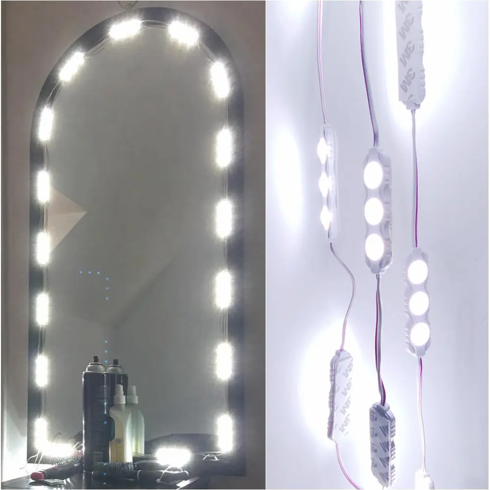 Aimbinet водить 60leds 9 8 FT макияж зеркало DIY светильник Наборы для косметического