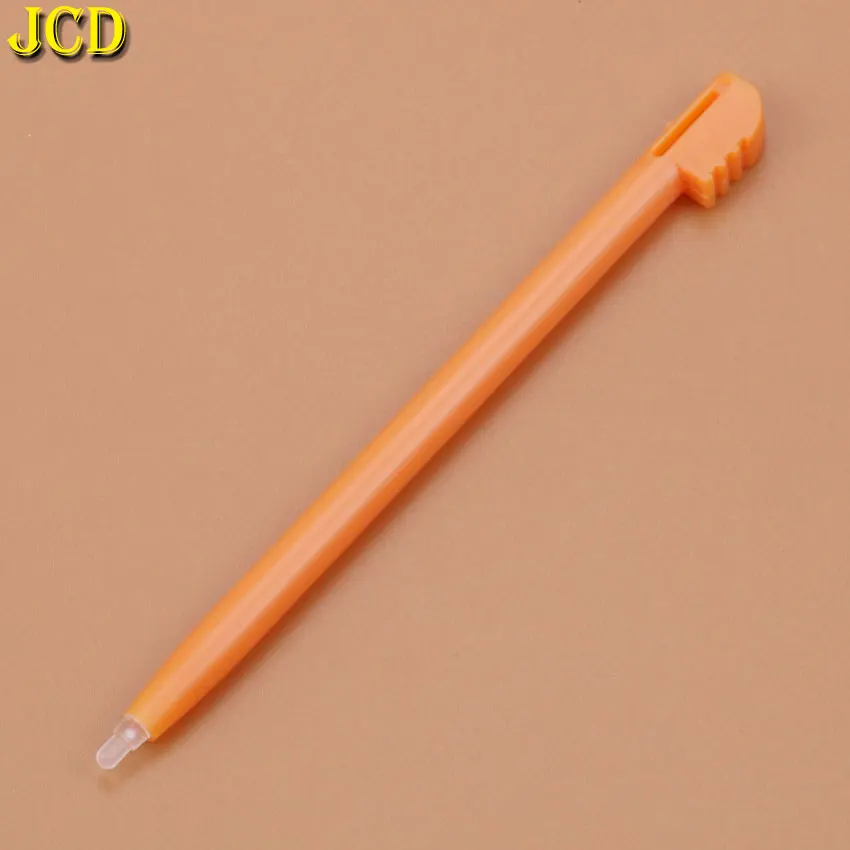 JCD 1 шт., 12 цветов, игровая консоль, пластиковый стилус для сенсорного экрана, стилус, ручка для пульта ДУ DS Lite NDSL, аксессуары для игр - Цвет: Оранжевый
