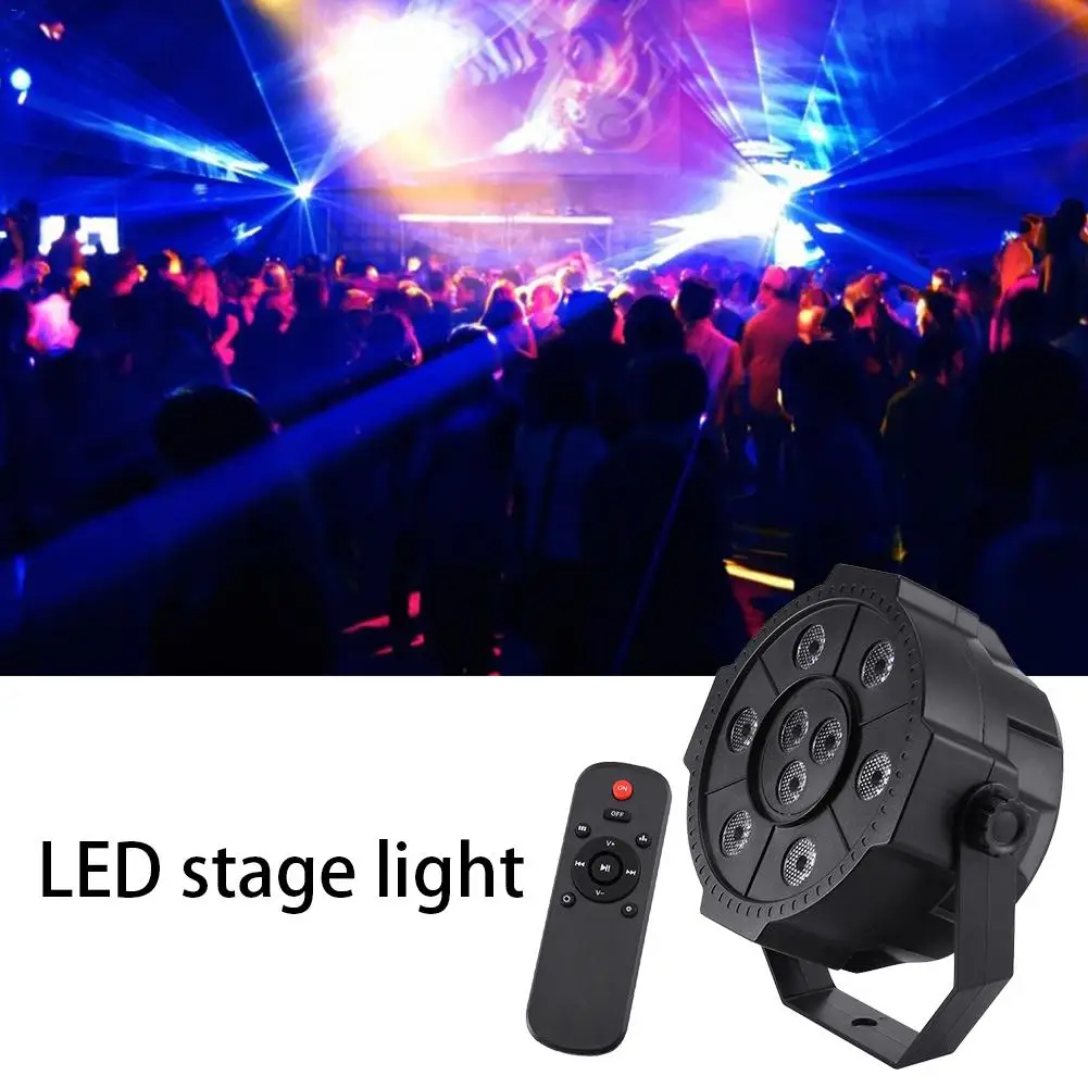 

9w Par Light Full Color Bluetooth Stage Light Music Christmas Party Ballroom KTV Bar Wedding Club Disco DJ Projector Spotlight