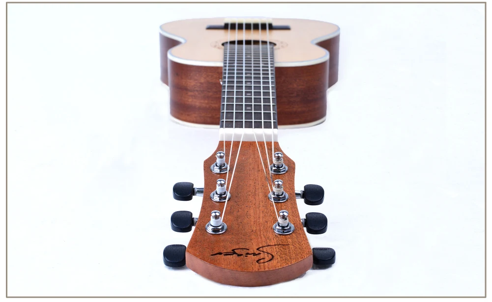 Guitalele Guilele 30 дюймов Ель Guitalele Мини электрическая Baritone Акустическая гитара 6 струн Ukelele пикап туристическая гитара