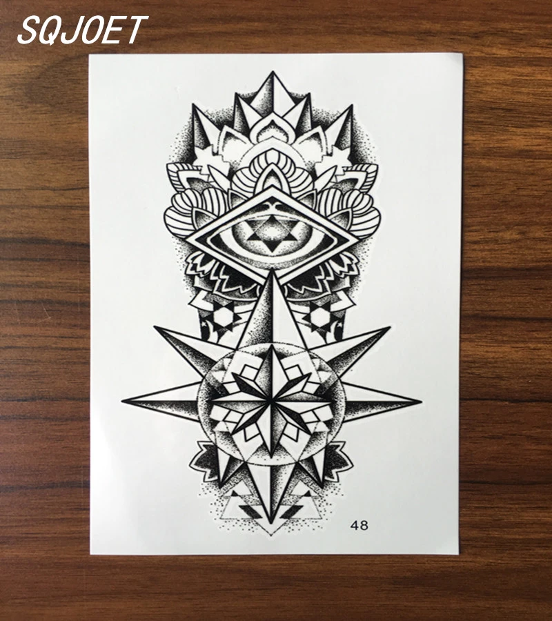 هيئة الفن الجمال الماكياج مثير مثلث العين و مثلث الوحش الوشم 3d للماء المؤقتة الوشم ملصق Tattoo Sticker Waterproof Temporary Tattoo Stickertemporary Tattoo Sticker Aliexpress