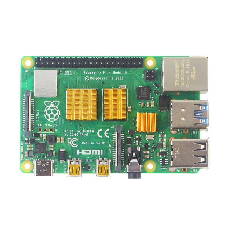 Для Raspberry Pi 4 теплоотвод 3 шт. Raspberry Pi 4B алюминиевый радиатор комплект для охлаждения кулер для Raspberry Pi 4 модели B