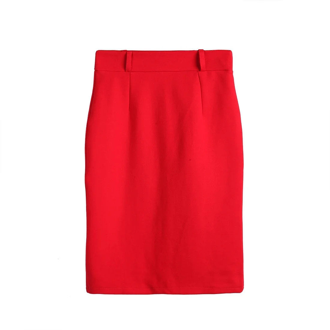 High Elastic plus size Cotton New Slim Professional Skirt Package Hip High Waist After Split Skirts Casual Pencil Skirt