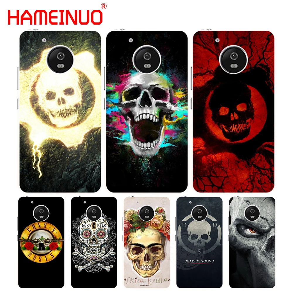 HAMEINUO чехол с черепом из битых звуков для Motorola moto G6 G5 G5S G4 PLAY PLUS ZUK Z2 pro | Мобильные